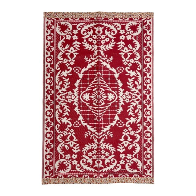 Rice - Recycled Plastic Carpet Red