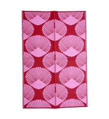 Rice - Recycled Plastic Carpet Pink/Red Sea Shell