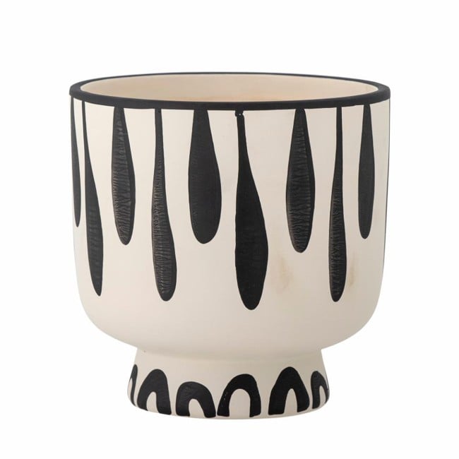 Bloomingville - Malena Flowerpot, Black, Terracotta (82060715)