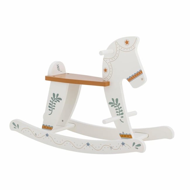 Bloomingville MINI - Ruddy Rocking Toy, Horse, White, MDF (82062080)