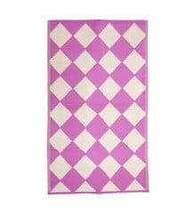 Rice - Recycled Plastic Runner 150x90 cm Soft Pink Harlequin