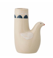 Bloomingville - Trudy Candlestick, White, Stoneware (82060865)