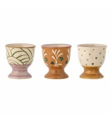 Bloomingville - Vincent Egg cup, Brown, Stoneware (82060832)