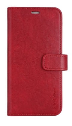 RadiCover - Radiation Protection Wallet Vegan Leather iPhone 14 Flipcover Red