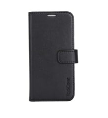 RadiCover - Strålingsbeskyttelse Wallet Vegansk læder iPhone 15 Flipcover Sort PU