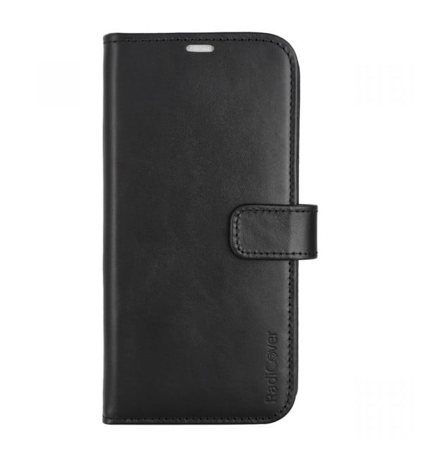 RadiCover - Radiation Protection Wallet Vegan Leather 2in1 iPhone 14 PLUS Exclusive Black