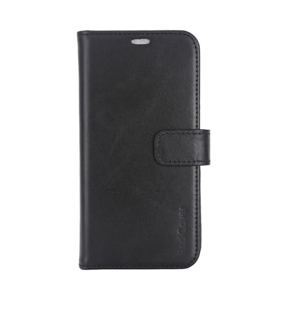 RadiCover - Radiation Protection Wallet Vegan Leather 2in1 MAGSAFE iPhone 15 Black