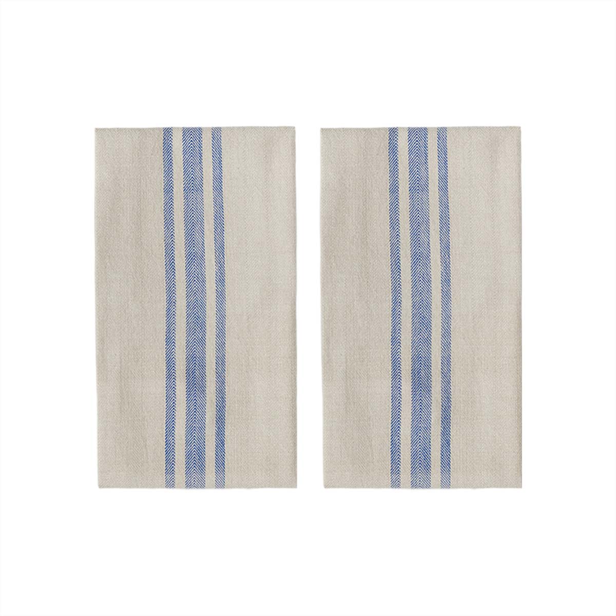 Billede af OYOY LIVING - Linu Tea Towel - Pack of 2 - Blue (L301167)