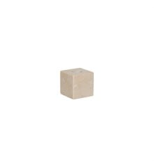 OYOY LIVING - Savi Square Marble Candleholder - Low - Offwhite (L301255)