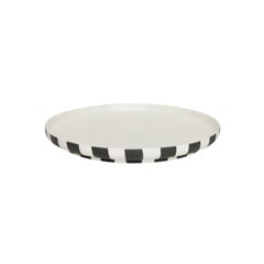 OYOY LIVING - Toppu Dinner Plate - Black & White