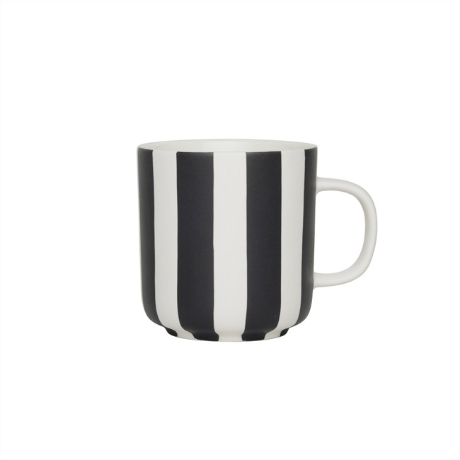 OYOY LIVING - Toppu Mug - Black/White (L301192)