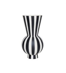 OYOY LIVING - Toppu Vase Round - Black/White (L301173)