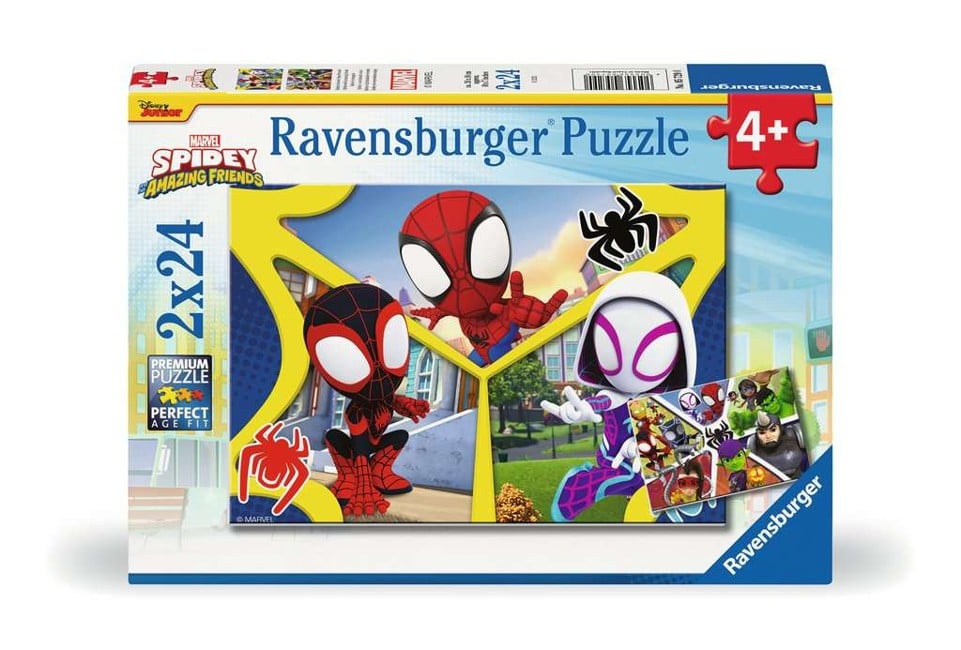 Ravensburger - Puslespil  Spidey And Amazing Friends 2x24 brikker