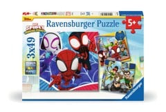 Ravensburger - Puslespil  Spidey's Adventures 3x49 brikker