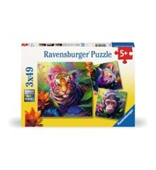 Ravensburger - Puzzle Jungle Babies 3x49p