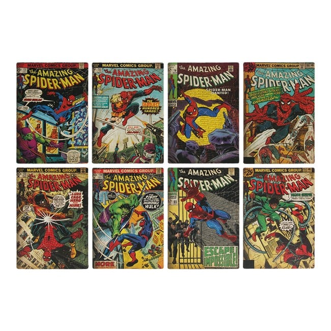 Spiderman Comic Book Coasters