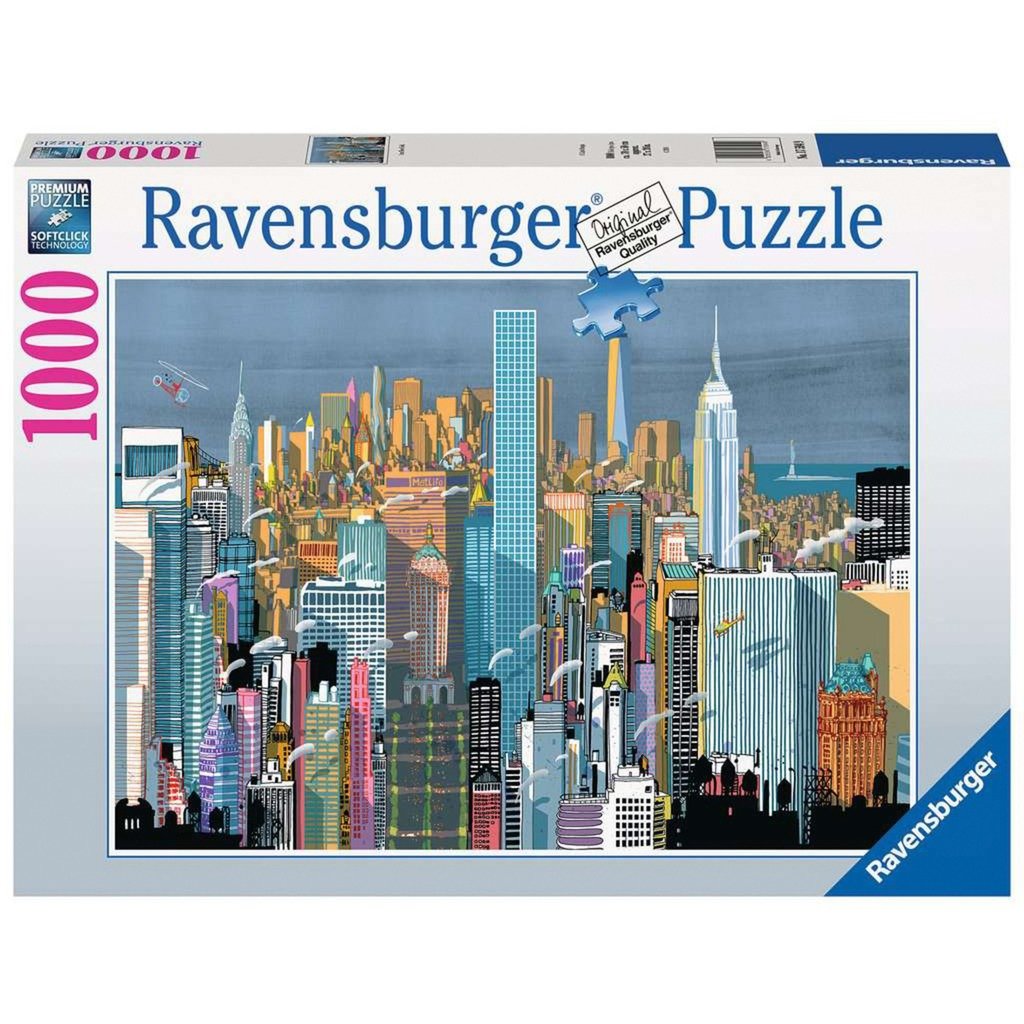 Ravensburger - Puzzle I Am New York 1000p - Leker