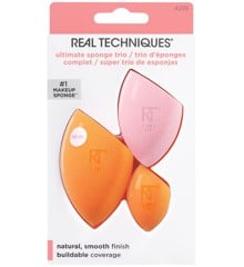 Real Techniques - Ultimate Sponge Trio Orange/Rosa