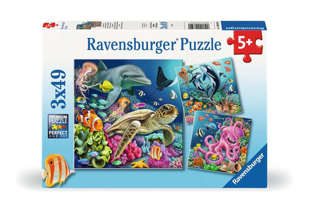 Ravensburger - Puzzle Under Water 3x49p