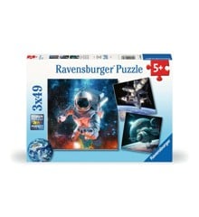 Ravensburger - Puzzle Space Adventure 3x49p