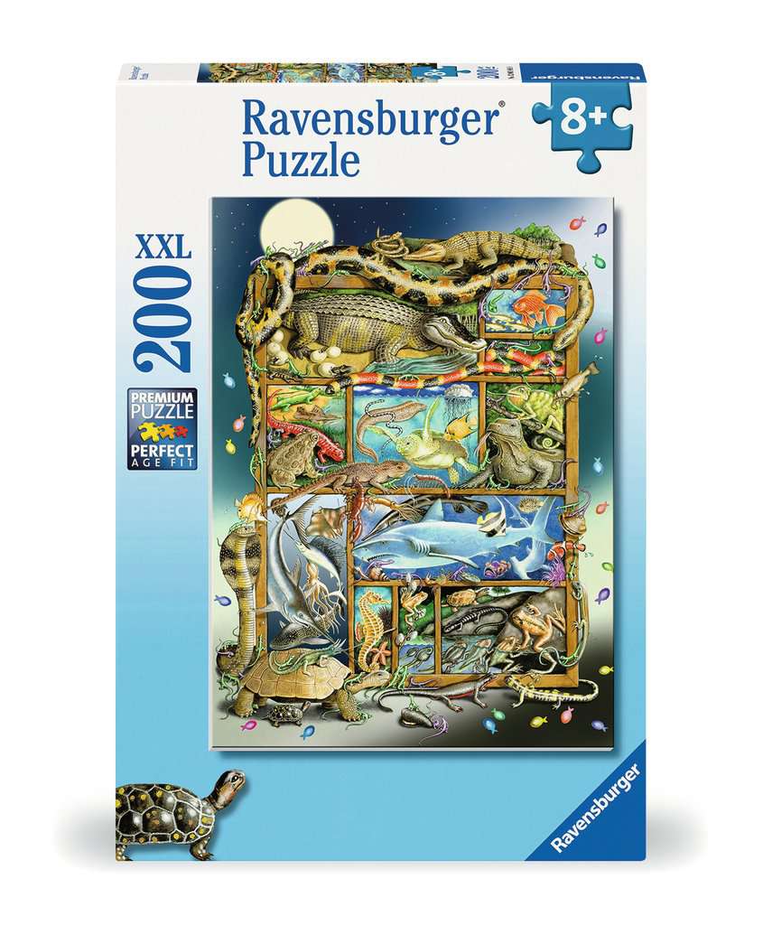 Ravensbruger - Puzzle Fish And Reptile Menagerie 200p - Leker