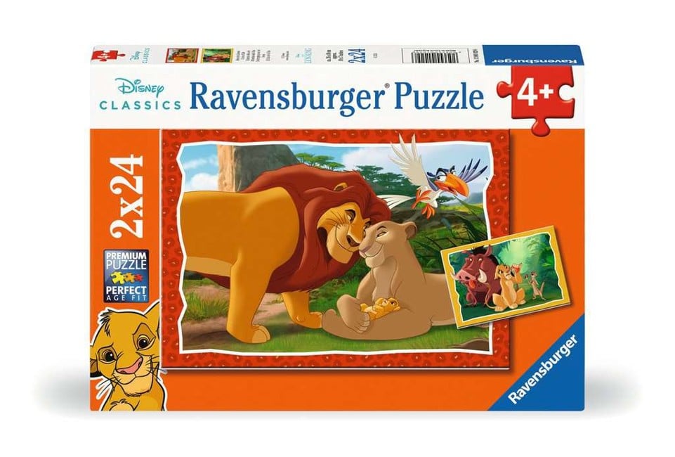 Ravensburger - Puzzle The Lion King 2x24p