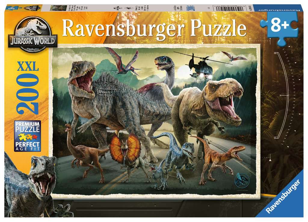Ravensburger - Puzzle Jurassic World 200p - Leker