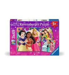 Ravensburger - Puslespil Disney Princess 3x49 brikker
