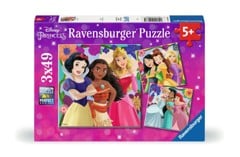 Ravensburger - Puslespil Disney Princess 3x49 brikker