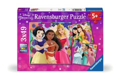 Ravensburger -Puzzle  Disney Princess 3x49p