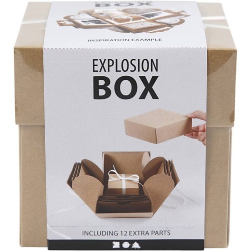 Creativ Company - Explosion box - Brown (25380)