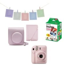 Fuji - Instax Mini 12 Sofortbildkamera PAKET - Blossom Pink