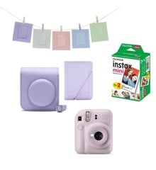 Fuji - Instax Mini 12 Instant Camera BUNDLE Pack - Lilac Purple