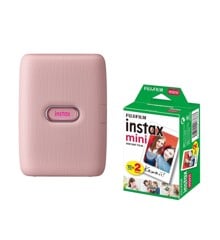 Fuji – Instax mini Link Smartphone Drucker – PINK – Bundle-Paket