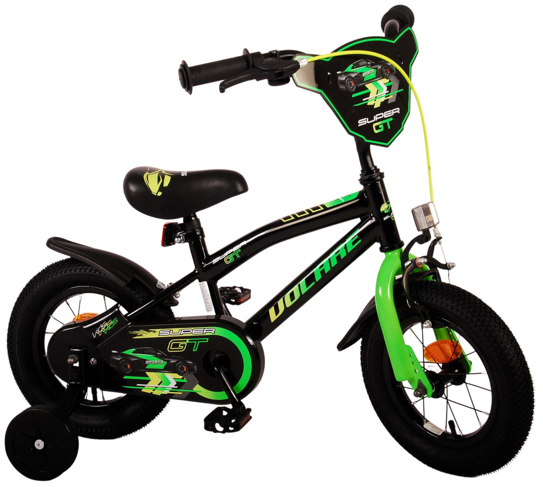 Volare - Children's Bicycle 12" - Super GT Green (21182) - Leker