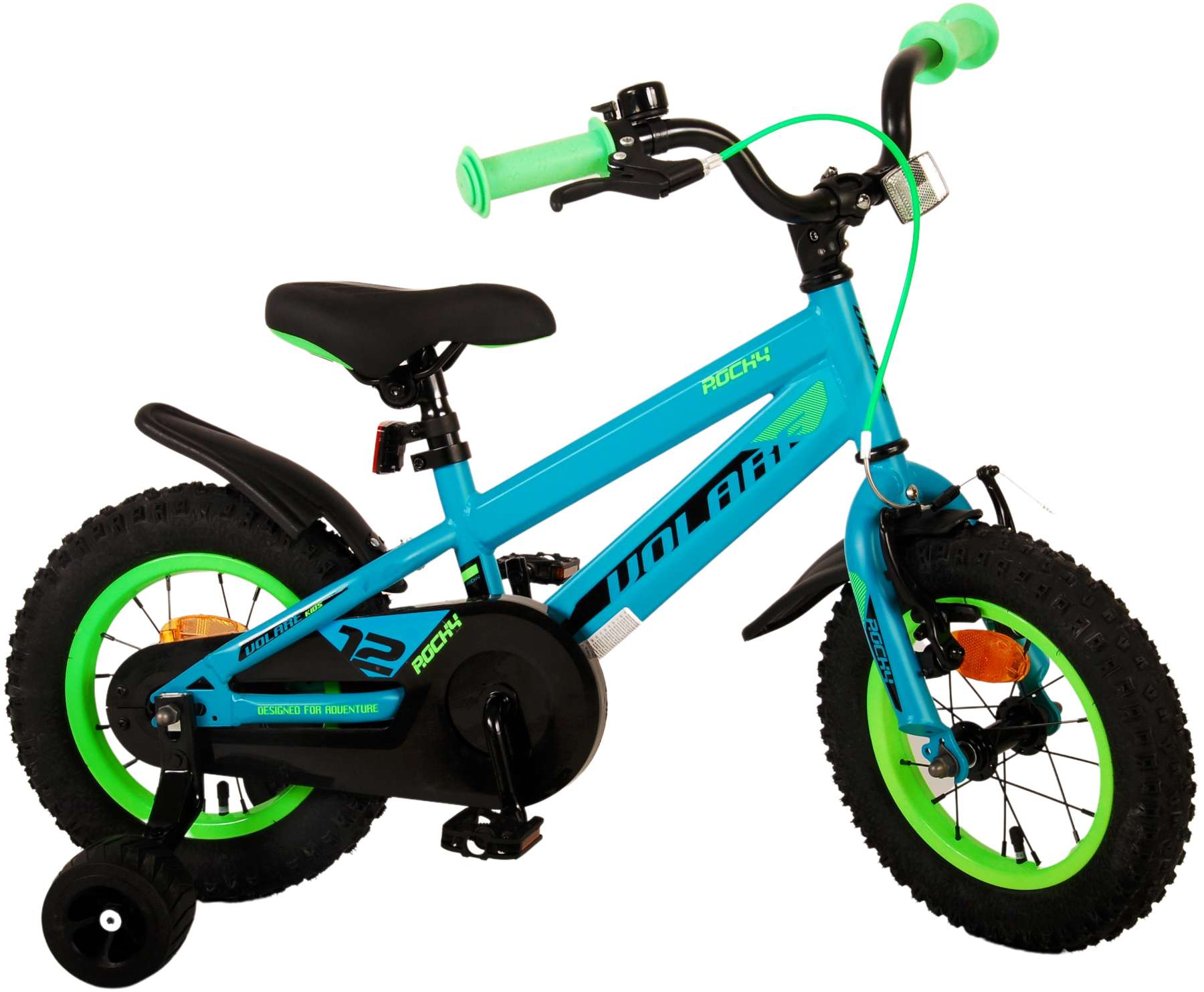 Volare - Children's Bicycle 12" - Rocky Green (21127) - Leker
