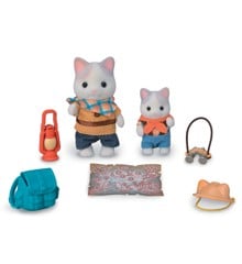 Sylvanian Families - Exciting Discovery Set - Latte Cat Brother & Baby (5763)