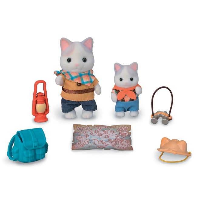 Sylvanian Families - Spændende opdagelsessæt -Latte Cat Bror & Baby (5763)