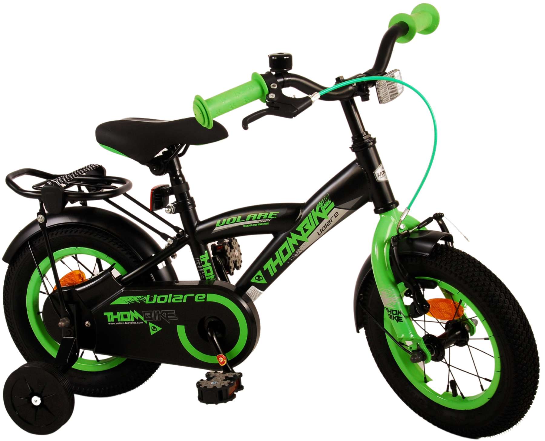 Volare - Children's Bicycle 12" - Thombike Green (21174) - Leker