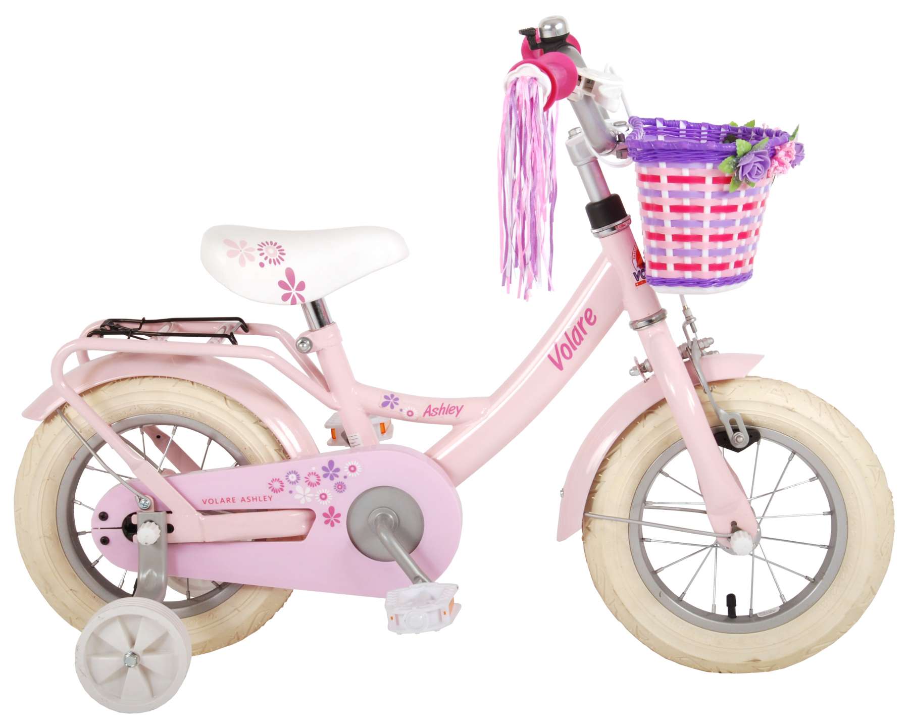 Volare - Children's Bicycle 12" - Ashley Pink (21271) - Leker