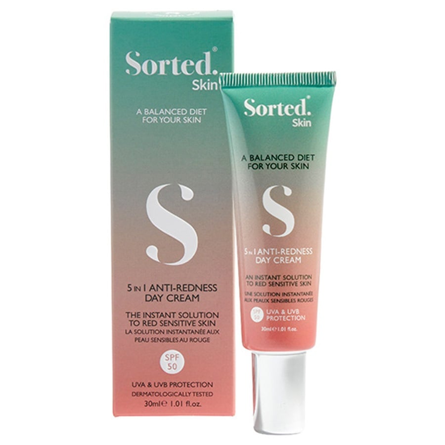 Sorted Skin - 5 in 1 Anti-Redness Day Cream - SPF50 30 ml - Skjønnhet