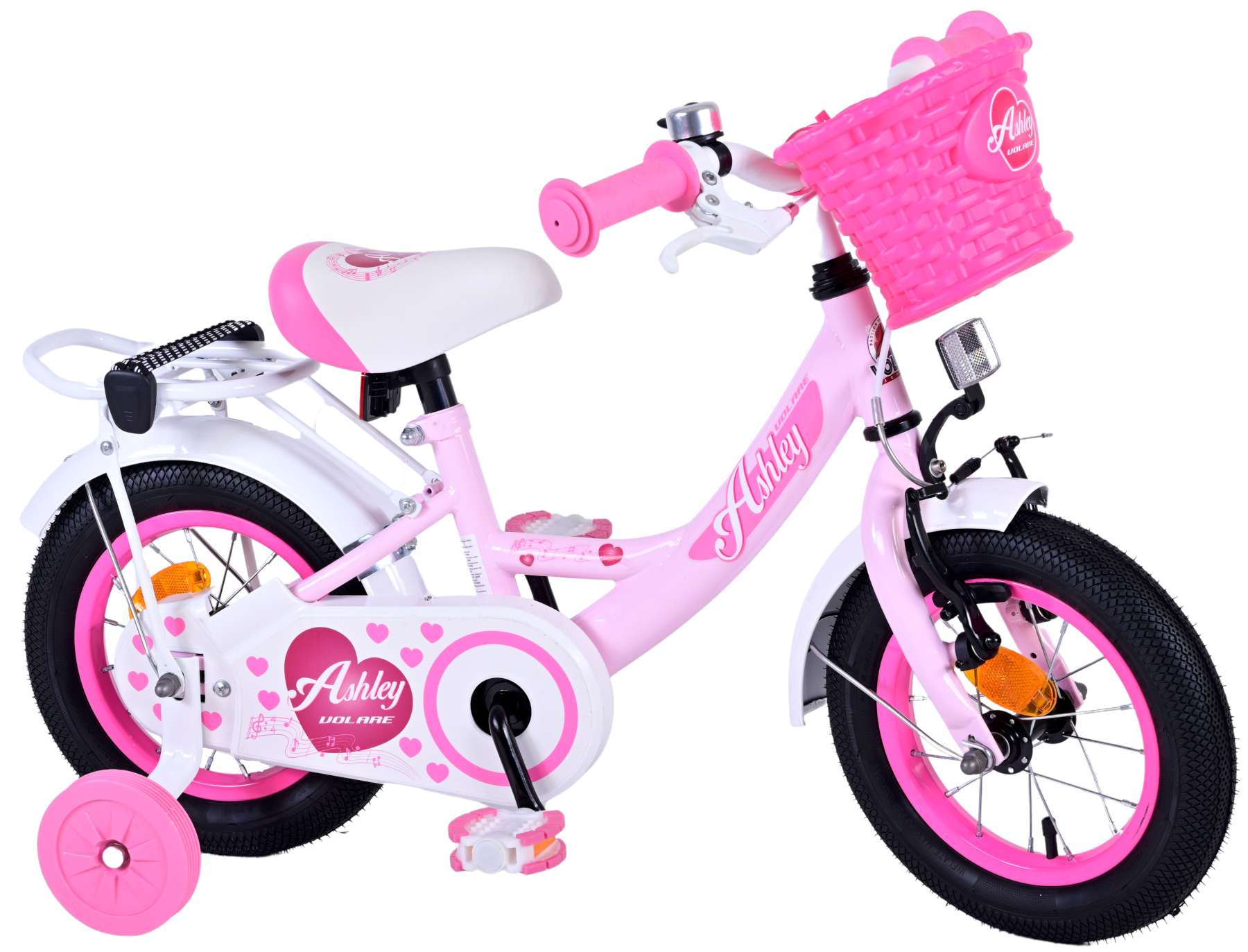 Volare - Children's Bicycle 12" - Ashley Pink (31232) - Leker