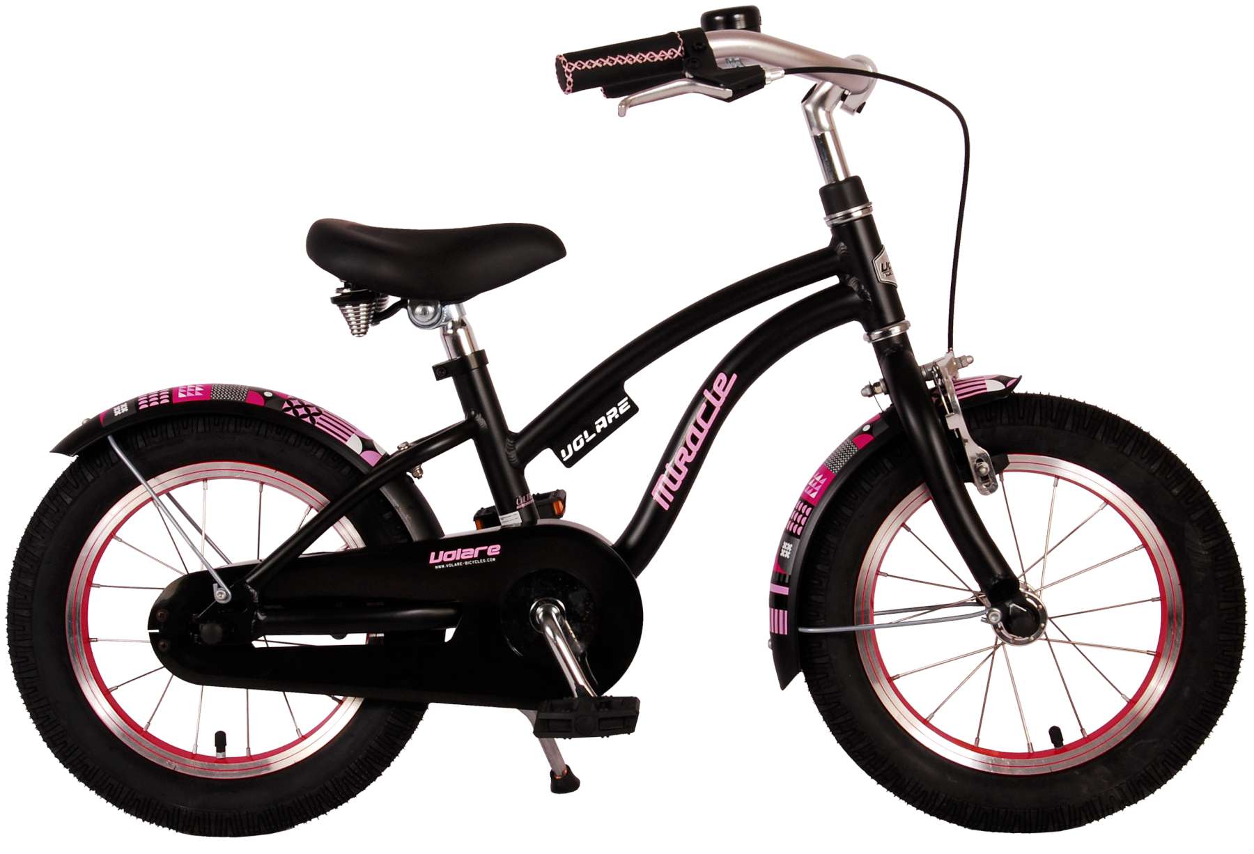 Volare - Children's Bicycle 14" - Miracle Cruiser Black (21487) - Leker