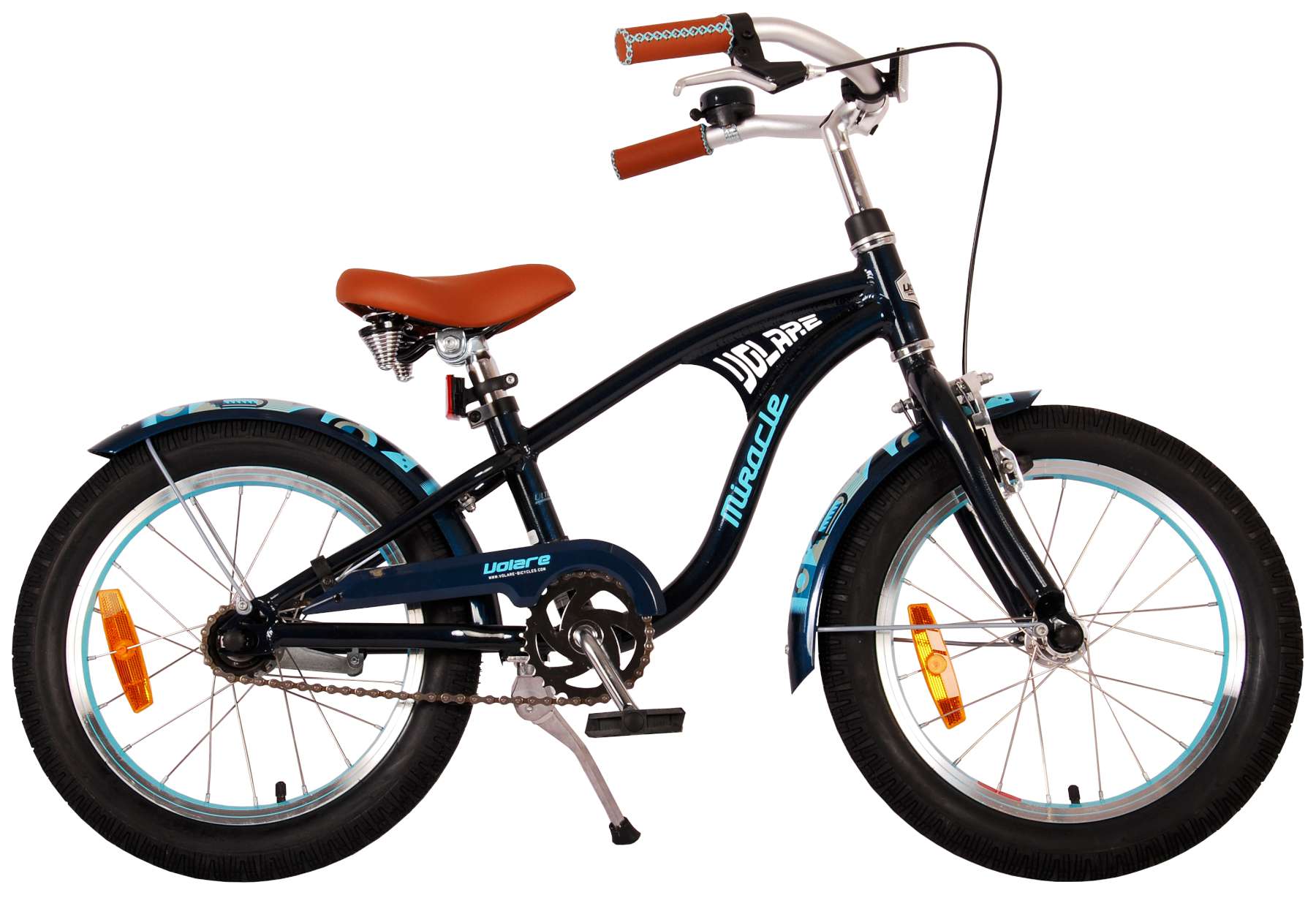 Volare - Children's Bicycle 16" - Miracle Cruiser Blue (21686) - Leker