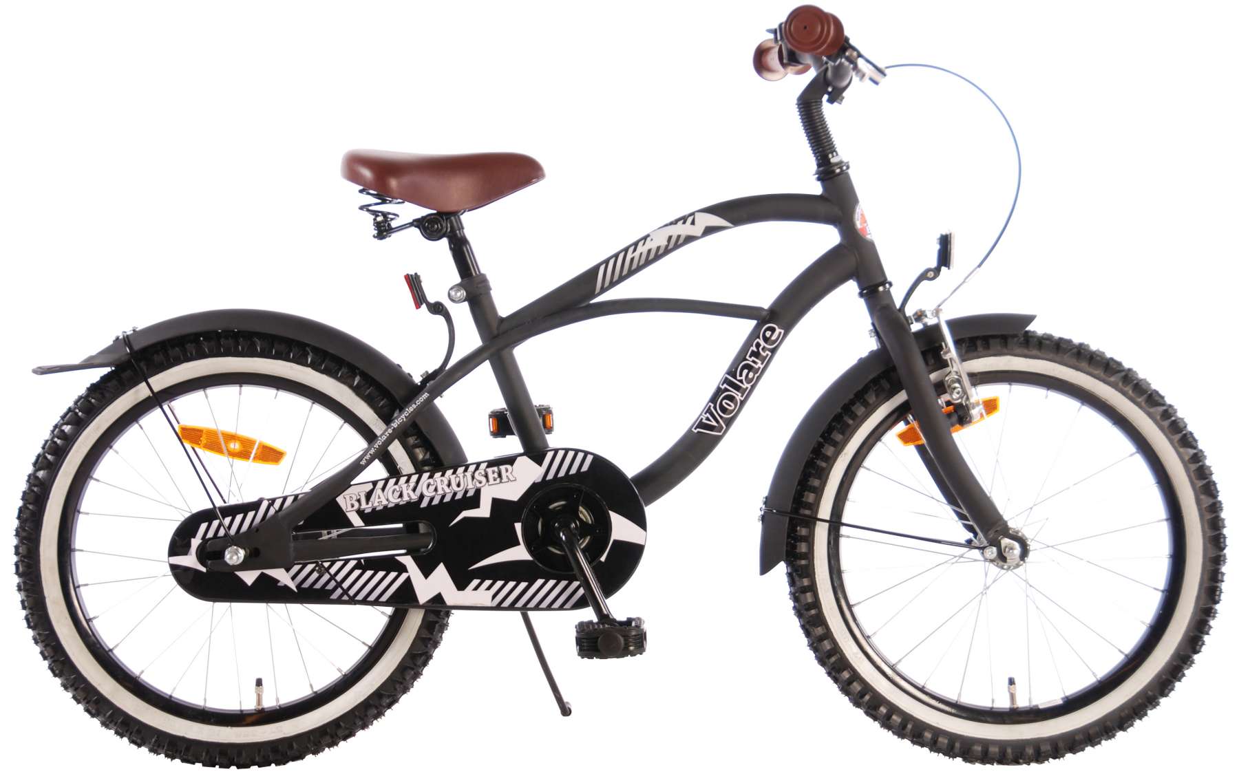 Volare - Children's Bicycle 18" - Cruiser Black (31802) - Leker