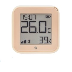 Shelly - Plus HT Gen3 Smart Temperatur- och Fuktighetssensor, Wi-Fi, Mocca