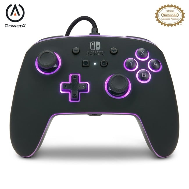 PowerA Enhanced Wired Controller - Nintendo Switch Spectra - Black