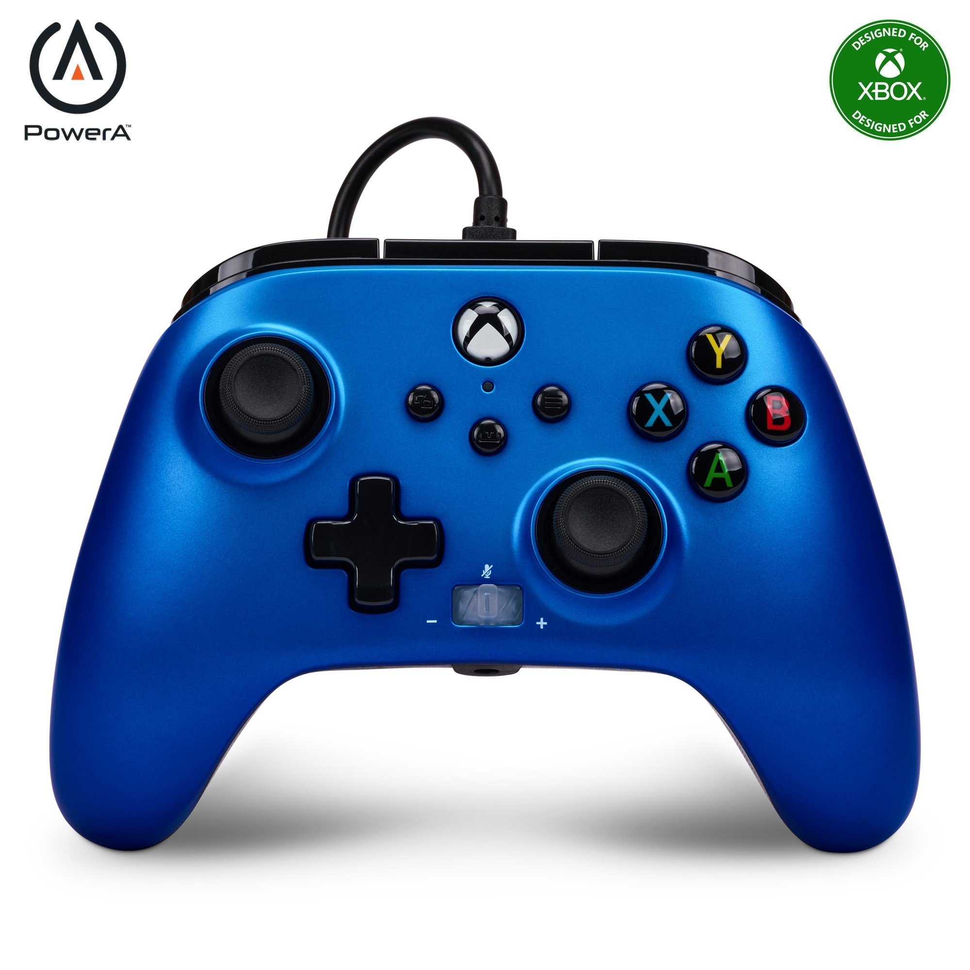 PowerA Enhanced Wired Controller - Xbox Series X/S - Sapphire Fade - Videospill og konsoller