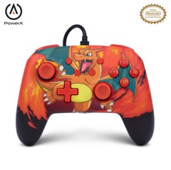 PowerA Enhanced Wired Controller - Nintendo Switch - Charizard Vortex