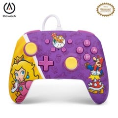 PowerA Enhanced Wired Controller - Nintendo Switch - Princess Peach Battle